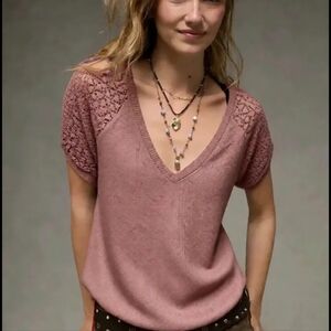 Merokeety Woman's Pink Knit Top